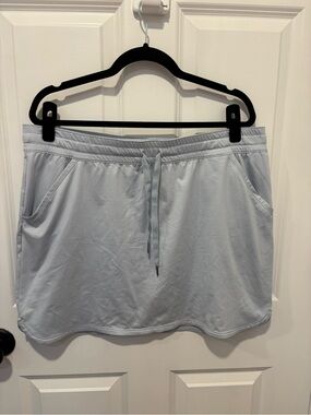 Columbia PFG Omni-Wick Light Blue Space Dye Skort Size Large
